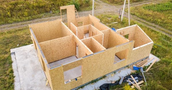 6 componentes de construcción en un edificio modular