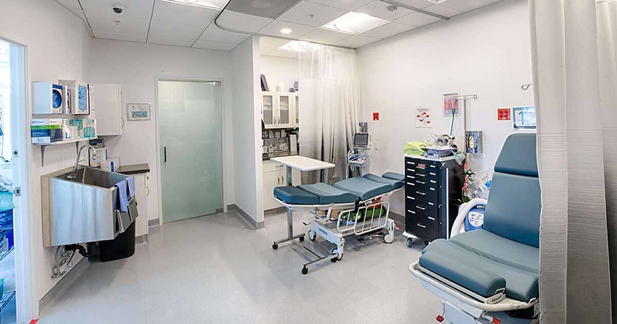 Diseño óptimo de salas de exámenes clínicos en hospitales