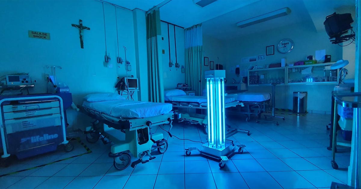 Eficacia de la luz ultravioleta en la desinfección hospitalaria